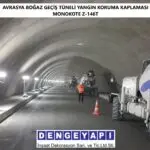 AVRASYA TÜNELLERİ Boğaz Geçiş TBM ve Aç Kapa Tünelleri Yangın Koruma Kaplaması