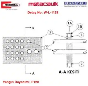 Boru Gurubu Yangın Durdurucu W-L-1128