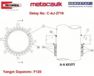 PPRC Boru Pasif Yangın Durdurucu C-AJ-2719