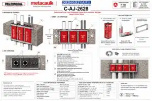 Yangın Durdurucu Kablo Transit Modülleri Detayı C-AJ-2628